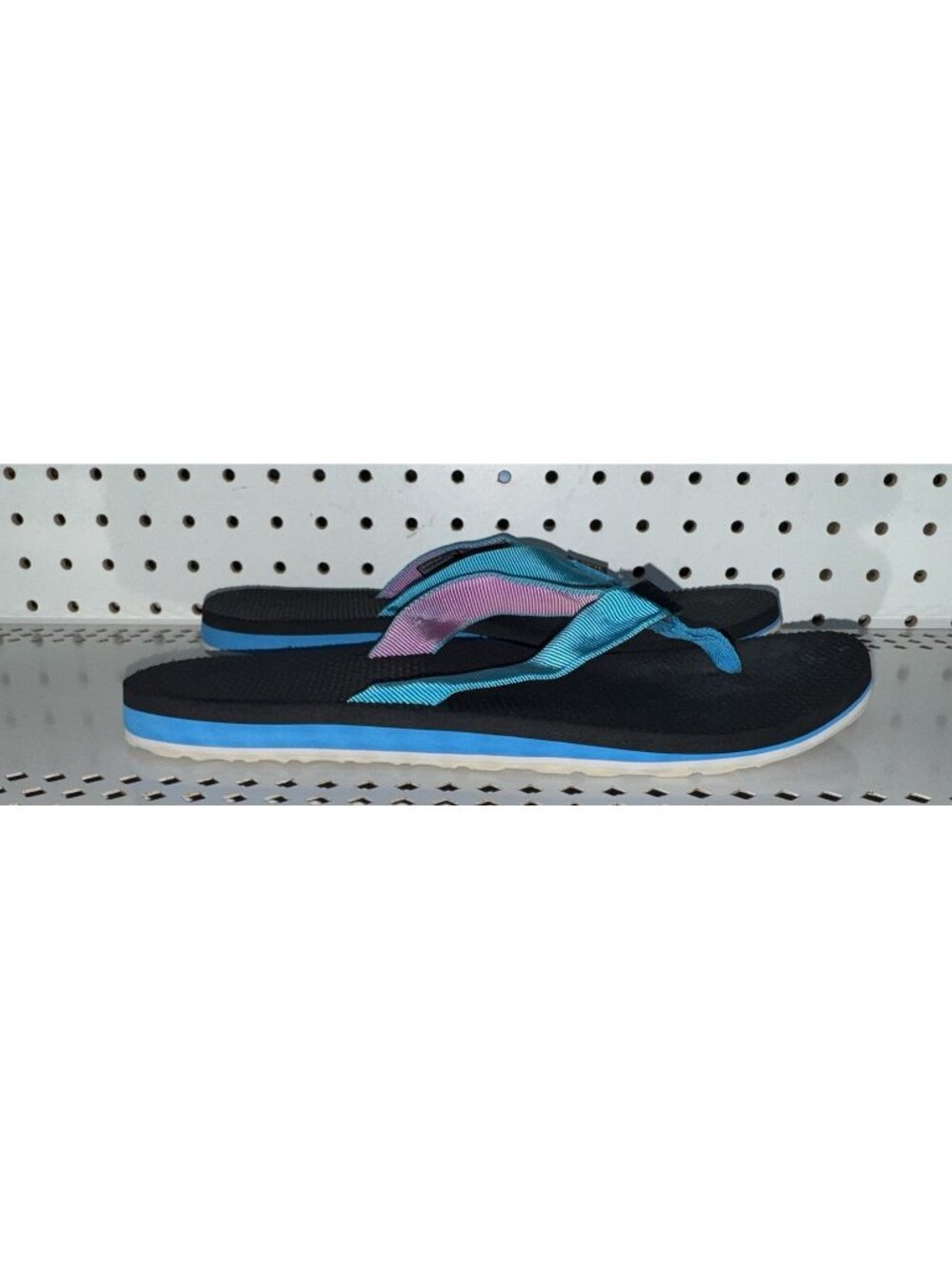 Teva Original Flip Womens Thong Sandals Slides Flip Flops Size 10 Blue Purple